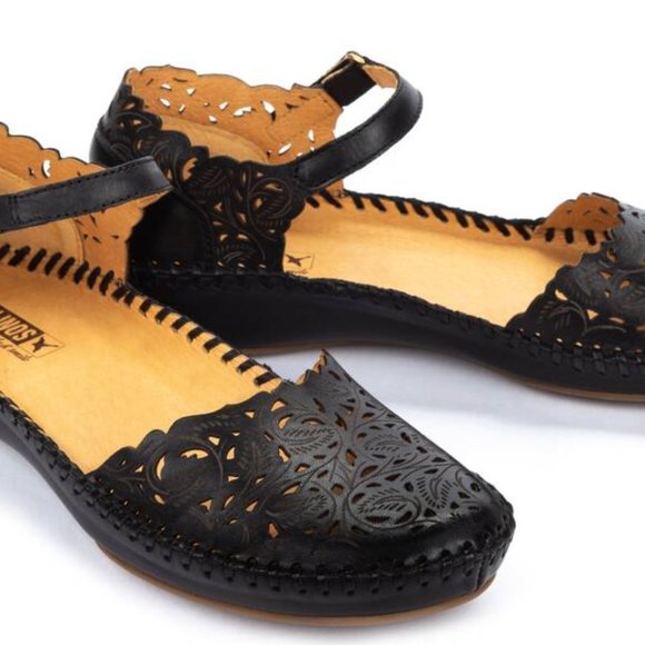 New! Unworn - PIKOLINOS BALLET SANDAL FLAT Genuine Leather - Picture 3 of 9